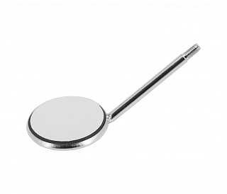 Hahnenkratt TOPvision FS Rhodium - родиевое зеркало без ручки, плоское, №3, диаметр 20 мм, 12 шт