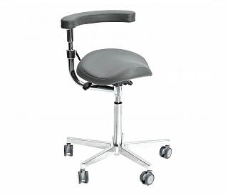 MedErgoStuhle MedErgo-803 - стул-седло с абдоминальным упором, цвет чёрный 150-1195