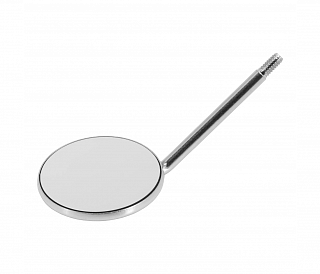 Hahnenkratt TOPvision FS Rhodium - родиевое зеркало, плоское, без ручки, №4, диаметр 22 мм, 12 шт