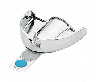 Asa Dental 2807-U4 - ложка слепочная верхняя средняя (M) без перфорации с бортиками