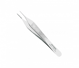 Asa Dental 0624-1 - пинцет прямой, тонкий Micro-Adson, 12 см