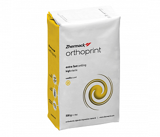Zhermack Orthoprint (500 gm) - беспыльный альгинат для использования в ортодонтии со сверхбыстрым схватыванием