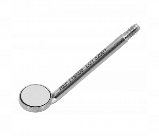 Hahnenkratt TOPvision mini FS Rhodium - родиевое микрозеркало без ручки, диаметр 8 мм, 1 шт