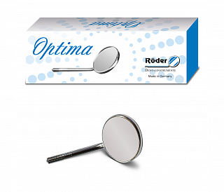 Roder Dentalinstrumente Optima - зеркало увеличительное, без ручки, размер 0, 14 мм, 12 шт
