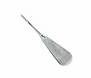 Asa Dental 0232-1 - элеватор N1 прямой заостренный рифленый, 3,6 мм