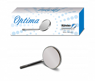 Roder Dentalinstrumente Optima - зеркало увеличительное, без ручки, размер 1, 16 мм, 12 шт