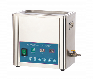 P&T Medical BTX-600 5L H - ультразвуковая мойка с регулируемым подогревом и краном для слива воды, корпус из нержавеющей стали, 5 л