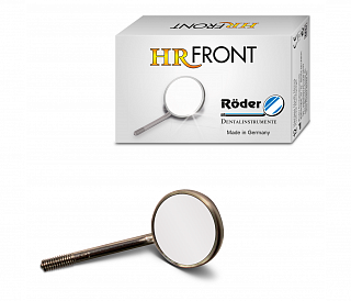 Roder Dentalinstrumente HR Front - зеркало плоское, без ручки, размер 0, 14 мм, 6 шт