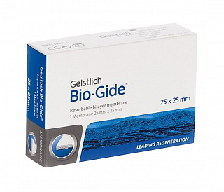 Geistlich Pharma Bio-Gide 25х25 мм, резорбируемая двухслойная барьерная мембрана