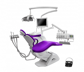 Chiromega 654 Duet - стоматологическая установка с верхней подачей инструментов