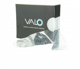 Ultradent VALO Barrier Sleeve - одноразовые защитные чехлы для проводной лампы VALO, 500 шт