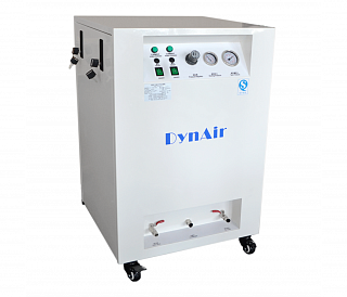 Dynamic DynAir DA7002DCS - безмасляный компрессор на 1-2 установки, 136 л/мин, ресивер 50 л, с кожухом, с осушителем