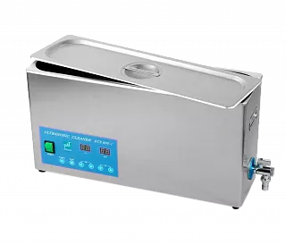 P&T Medical BTX-600 7L H - ультразвуковая мойка с подогревом и краном для слива воды, корпус из нержавеющей стали, 7 л