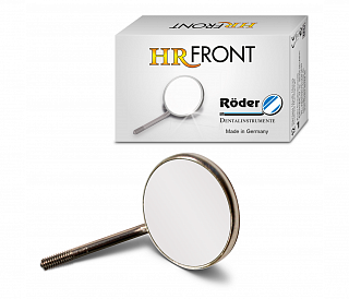 Roder Dentalinstrumente HR Front - зеркало плоское, без ручки, размер 2, 18 мм, 6 шт