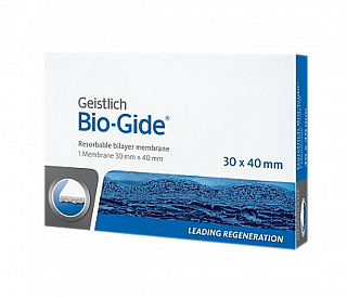 Geistlich Pharma Bio-Gide 30х40 мм, резорбируемая двухслойная барьерная мембрана
