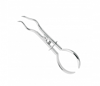 Asa Dental 3031 - щипцы для установки креплений "Раббер Дам", 17,5 см