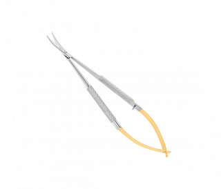 HLW 19-28TC - ножницы хирургические изогнутые Castroviejo-Gomel TC, 140 мм