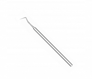 Дента-М Зонд стоматологический изогнутый, 15 мм