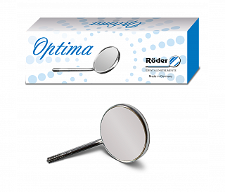 Roder Dentalinstrumente Optima - зеркало увеличительное, без ручки, размер 2, 18 мм, 12 шт
