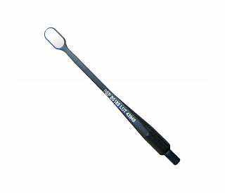 Hahnenkratt BLACK MICROflex Ultra - ультраяркое микрозеркало без ручки, плоское, овальное, 3х6 мм
