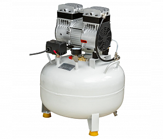 Mercury HK-2EW-35 (ND-100) - безмасляный компрессор для 1-2 стоматологических установок, с ресивером 35 л (100 л/мин), без кожуха
