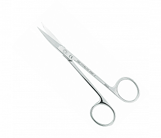 Asa Dental 0300-2 - ножницы для десны N2 изогнутые по плоскости, 12 см