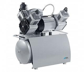 Durr Dental Trio - безмасляный компрессор для 3 установок, с осушителем, с ресивером 50 л, 160 л/мин, без шкафа