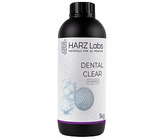 HARZ Labs Form2 Dental Clear - фотополимерная смола для стоматологии, прозрачный, 1 кг