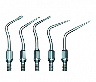 KaVo SONICflex endo - набор алмазных или частично алмазных насадок для нахождения входа в корневой канал, для препарирования полости пульпы и для проведения ревизий