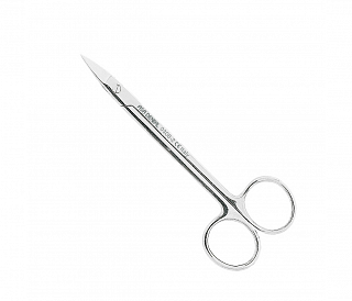 Asa Dental 0308-2 - ножницы для десны изогнутые по плоскости, 12,5 см
