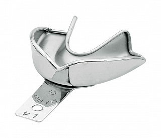 Asa Dental 2807S-L4 - ложка слепочная нижняя средняя (M) без перфорации с бортиками