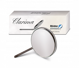 Roder Dentalinstrumente Clarima - зеркало незапотевающее, увеличительное, без ручки, размер 6, 26 мм, 12 шт