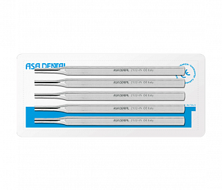 Asa Dental S2102-IN - ручка для зеркал шестигранная, набор из 5 штук