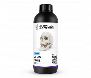 HARZ Labs Demo Bone - фотополимерная смола для печати стоматологических демонстрационных моделей, цвет костный, 1 кг