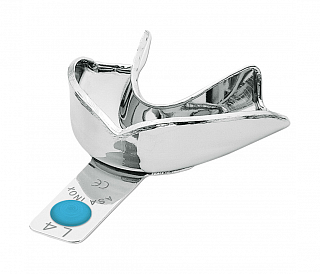 Asa Dental 2807-L4 - ложка слепочная нижняя средняя (M) без перфорации с бортиками