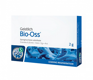 Geistlich Pharma Bio-Oss - 2 г, гранулы 0,25-1 мм, размер S, натуральный костнозамещающий материал