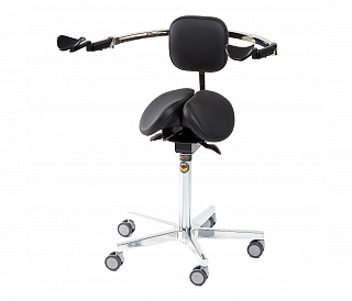 MedErgoStuhle MedErgo-784 Комфорт Плюс - стул микроскописта, цвет чёрный 150-1195
