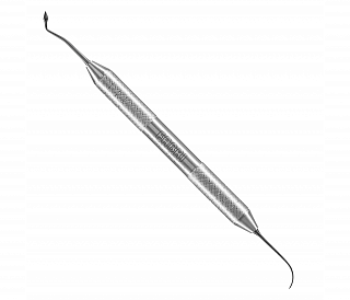 Fabri 1504-02F Black - инструмент для моделирования фиссур, эргономичная ручка Ø10mm, покрытие Black