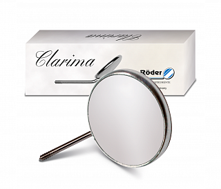 Roder Dentalinstrumente Clarima - зеркало незапотевающее, увеличительное, без ручки, размер 8, 30 мм, 12 шт