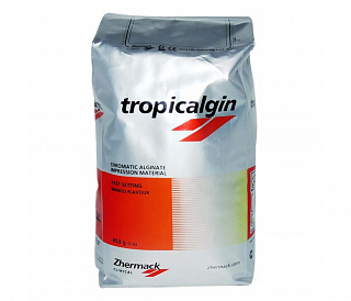 Zhermack Tropicalgin (453gm) - хроматический беспыльный альгинат с быстрым схватыванием