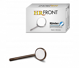 Roder Dentalinstrumente HR Front - зеркало плоское, без ручки, размер X, 10 мм, 6 шт
