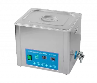 P&T Medical BTX-600 10L H - ультразвуковая мойка с подогревом и краном для слива воды, корпус из нержавеющей стали, 10 л