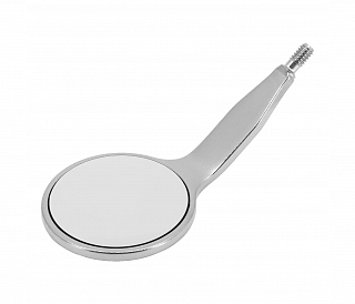 Hahnenkratt MEGA FS Rhodium - родиевое зеркало без ручки, №4, диаметр 22 мм, 12 шт