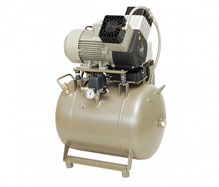 Ekom Компрессор DK50 2V/50/M — до 8 бар, 110 л/мин, ресивер 50 л, ≈230/50, 1,2 кВт, без шкафа, с осушителем