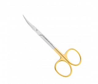 HLW 19-2TC - ножницы хирургические изогнутые Iris-Schere TC, 115 мм