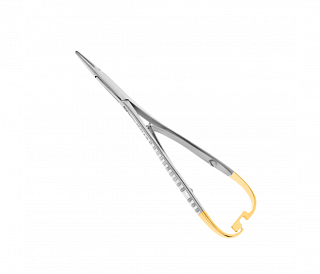 HLW 20-21A - иглодержатель хирургический Mini-Head Lichtenberg TC, 14 см