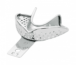 Asa Dental 2804S-L3 - ложка слепочная нижняя малая (S) с перфорацией с бортиками