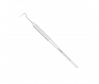 Asa Dental ML0700-8 - зонд N8 односторонний закругленный Leonardo с полой легкой ручкой