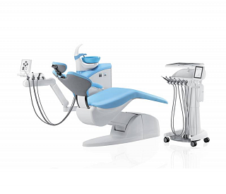 Diplomat Dental Lux DL320 - стоматологическая установка с нижней подачей инструментов, с креслом DE 20 (1 положение)