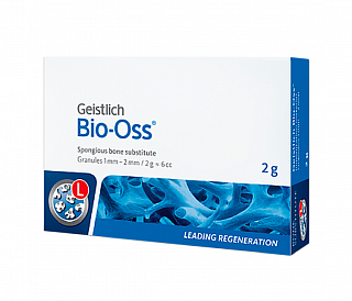 Geistlich Pharma Bio-Oss - 2,0 г, гранулы 1-2 мм, размер L, натуральный костнозамещающий материал